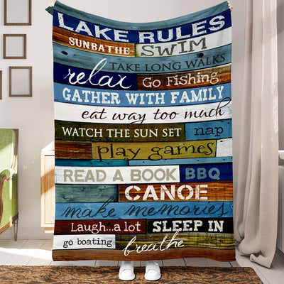 Vintage Slogan Flannel Blanket: The Ultimate Multi-Purpose Gift for All Seasons