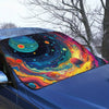 Magic Planet: The Ultimate Dual-Function Car Sunshade and Snowboard Adventure Companion