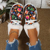 Festive and Fashionable: Women's Christmas Pattern Sneakers - Perfect for Casual Style and Outdoor Comfort