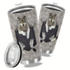 Wildly Stylish and Insulated: 20oz Stainless Steel Tumbler with Animal Print Design - Perfect Halloween Gift for Loved Ones!