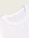 Casual Solid Color Slightly Stretch Round Neck Tee: A Must-Have Cotton T-Shirt for Spring/Summer Wardrobe