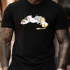 Cute Animal Pattern Printed Men's Graphic Tee: Stylish and Comfortable Summer Outdoor Clothing and Perfect Gift for Men