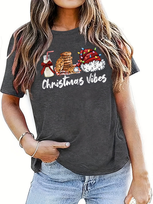 This 100% cotton Festive Fun t-shirt is perfect for the Spring and Summer months, keeping you cool while adding a festive flair to your outfit. With a classic crew neck design and Christmas graphic print, you'll be sure to stand out at any occasion.