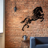 Wild Spirit: Geometric Metal Horse Wall Art - Perfect Home and Office Decoration for Wildlife Enthusiasts and Farmhouse Décor Lovers!