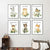 6pcs Whimsical Wildlife: Nordic Watercolor Posters for Woodland-Themed Nursery Decor
