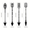 Mystical 4 Arrow: Black Metal Art for Enchanting Home Décor