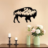 Wild Cow Metal Wall Art: Gorgeous Wildlife Sign Ornament for Farmhouse, Living Room, & Garden Décor - Perfect Gift for Wildlife Lovers, Halloween Room Styling, and Gothic-Themed Spaces