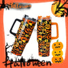 This 40oz Halloween tumbler features a scary pumpkin design and comes with a straw and handle, making it the perfect drinking companion on car trips, around the home or office. The durable construction ensures years of reliable use, and it makes for a great birthday gift idea.