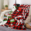 Cozy Comfort: Christmas Theme Blanket with Cartoon Snowman Print for Ultimate Warmth and Style