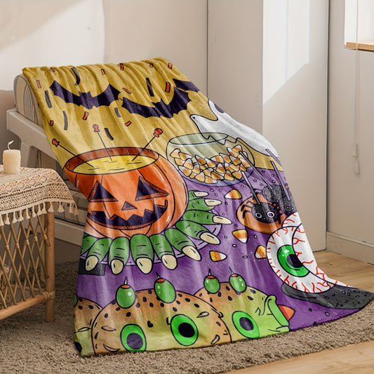 Halloween Fun Comes to Life with a Super Soft and Lightweight Flannel Blanket