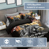 Beauty Skull Sunset Print Duvet Cover Set: Transform Your Bedroom with Soft and Stylish Bedding(1*Duvet Cover + 2*Pillowcases, Without Core)