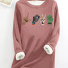 Halloween Lover: Spooktacular Graphic Print Sweatshirt for Women