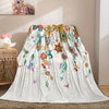 Bohemian Flower Print Blanket: A Cozy and Stylish Addition to Your Home or On-the-Go