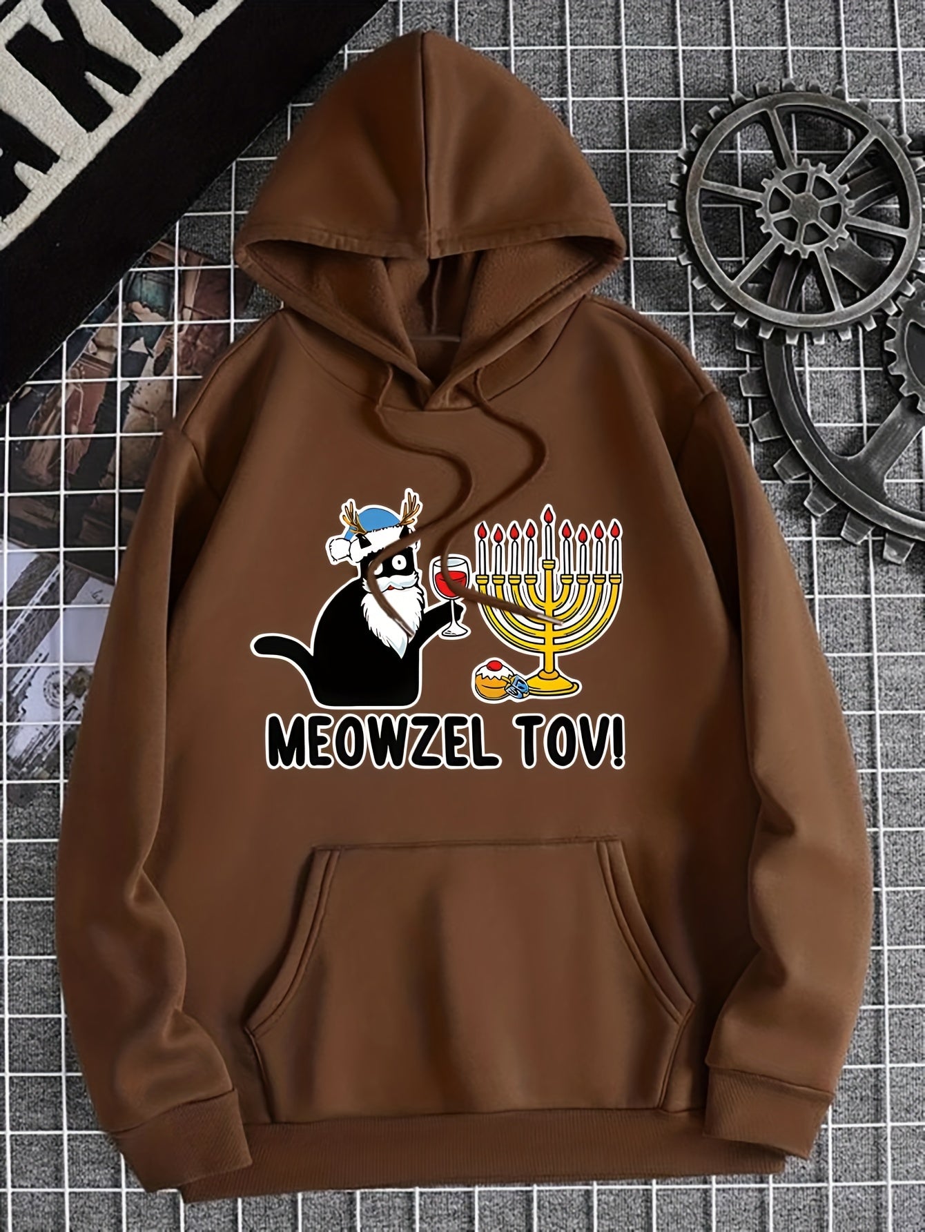 This Festive Feline: Christmas Cat Print Hoodie is perfect for the holiday season. With its cozy fit and festive design, this women's sweatshirt is sure to bring extra holiday joy. Crafted with premium fabric, this hoodie ensures comfort and durability.