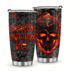 Spooky Delights: Halloween Skull Pumpkin Coffee Tumbler - Cold Insulated Coffee Cups for All-Season Sipping - 20oz Stainless Steel Travel Mug with Lid - Ideal Gifts for Skull Lovers and Friends