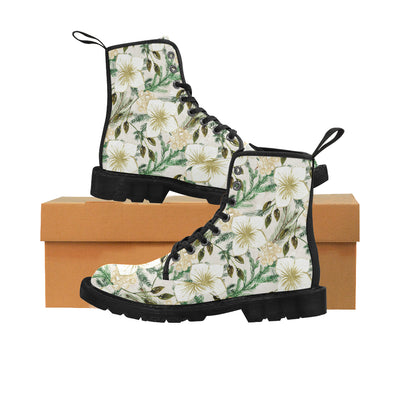 Flowering Boots, Sweet Flowers Martin Boots for Women