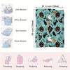 Spooktacular Halloween Flannel Blanket: Cartoon Pumpkin, Bat, Cat, and Spider Web Print for Ultimate Coziness and Style