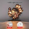 Elegant LED-Lit Turkey Wooden Art Carving: The Perfect Gift and Decor for Turkey Lovers