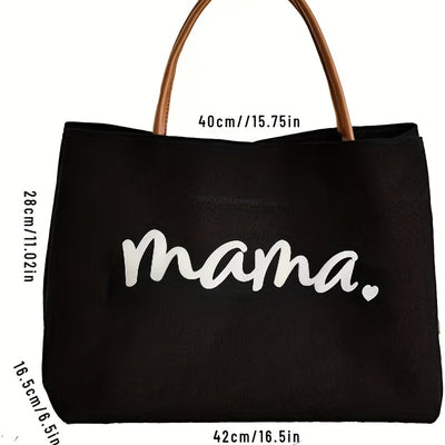 Perfect Mothers Day Gift Mommy Bag, Mom Mama Bagl, Mother Gifts Momlife Tote New Mom Essentials, Canvas Aesthetic Tote Bag