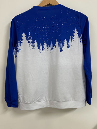 Festive Fashion: Plus Size Christmas Tree Sweatshirt for Women