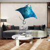 Metal Art Manta Ray Wall Decor: Unique Coastal Decor for Your Beach House