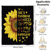 Cozy Sunflower Pattern Blanket: A Perfect Companion for Home, Picnic, and Travel