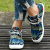 Stylish Ethnic Pattern Canvas Shoes for Women - Comfortable and Non-Slip Casual Walking Shoes