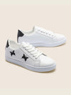 Fly in Style with Butterfly Embroidered Lace-up Skate Shoes