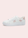 Fly in Style with Butterfly Embroidered Lace-up Skate Shoes