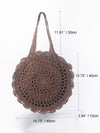 Summer Chic: Scallop Trim Straw Bag for Beach Vacation