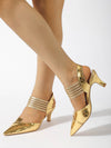 Silver Laser Snake Pattern High Heels: Elegant Spring/Summer Footwear with Imitation Pearl Acrylic Flower Decor