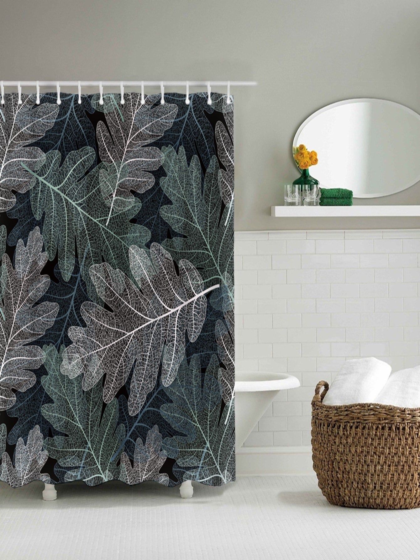 Upgrade your bathroom with our Tropical Vibes Waterproof <a href="https://canaryhouze.com/collections/shower-curtain" target="_blank" rel="noopener">Shower Curtain</a>. Made with high-quality materials, it features a beautiful leaf pattern that will add a touch of nature to your space. The waterproof feature ensures easy maintenance and long-lasting use. Bring some tropical vibes to your daily routine with this stylish and functional shower curtain.