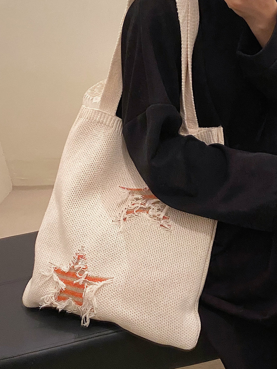 Elevate your office, college, or travel style with our Stylish Star Pattern Crochet Bag! This trendy bag is perfect for the business casual woman, featuring a unique star pattern design that adds a touch of elegance to any outfit. Stay organized and stylish on the go with our versatile bag.