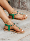 Sparkling Summer Roman Sandals: Lightweight and Sexy Vintage Style for Parties and Beach