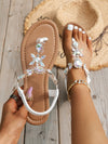 Upgrade your summer wardrobe with our Sparkling Summer Roman Sandals. These lightweight sandals feature a sexy vintage style, perfect for parties and beach days. Step out in style and comfort with our Roman Sandals.