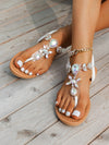 Sparkling Summer Roman Sandals: Lightweight and Sexy Vintage Style for Parties and Beach