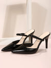 Braided Detail Point Toe Mule Pumps: Stylish and Sophisticated Footwear for Any Occasion