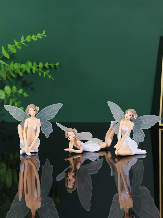 Elevate your home decor with our Heavenly Trio: 3pcs Angel Design Decoration Craft. Each piece is elegantly designed to add a touch of divine charm to any space. Crafted with quality materials, our angel trio will bring serenity and beauty to your home. Perfect for angel lovers and collectors alike.