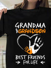 This Grandma-Grandson Print Short-Sleeved T-Shirt is perfect for any woman looking for a stylish and comfortable wardrobe essential. Crafted with soft fabric and a fun print, these shirts are ideal for all occasions. Enjoy the breathable comfort, flattering fit, and unique style these shirts offer.