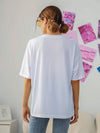 Summer Vibes: Women's Casual Loose Sports T-Shirts with Art Painting Prints - Stay Stylish and Comfortable this Season!