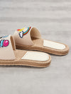 Summer Fun: Women's Cartoon Embroidery Espadrille Slide Sandals