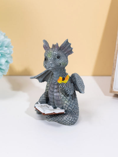 Creative Dragon Design Polyresin Decoration: Mystical Home Accent