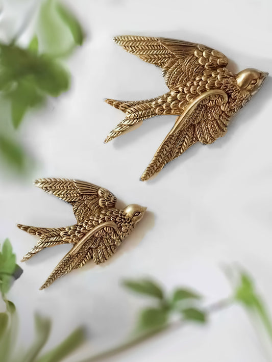 Decorate your home with the beautiful and durable Birds of a Feather ABS wall hanging decoration. Made from high-quality ABS material, this decoration features exquisite bird designs that will add a touch of elegance to any room. Perfect for bird lovers and <a href="https://canaryhouze.com/collections/wooden-arts" target="_blank" rel="noopener">home decor</a> enthusiasts, this decoration is a stunning addition to any living space.