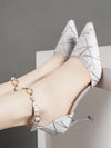 Stylish Hollow Out High-Heeled Single Shoes with Ankle Strap