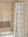 Geometric Pattern Waterproof Shower Curtain: Upgrade Your Bathroom Style