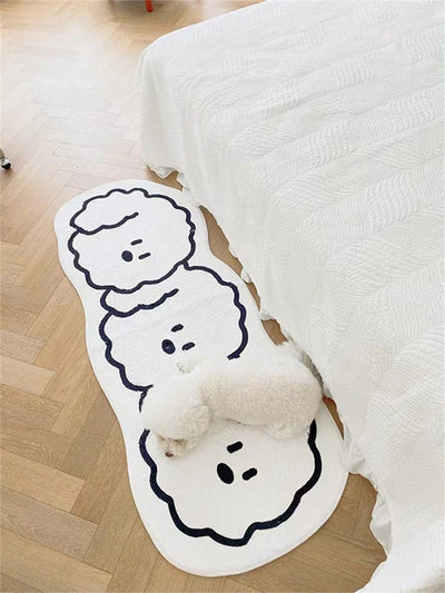 Cute Cartoon Dog Pattern Rug: Perfect Addition to Your Home Decor