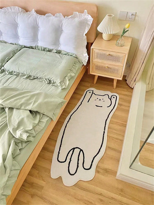 Create a playful and cozy home atmosphere with our Cute and Cozy rug featuring a charming cat pattern. Made with durable materials, this rug is perfect for any room in your home. Transform your space with our adorable and functional rug.