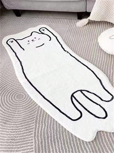 Cute and Cozy: Cat Pattern Rug for a Playful Home