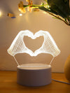 Glowing Gestures: 3D Creative Decorative Light for Your Bedroom