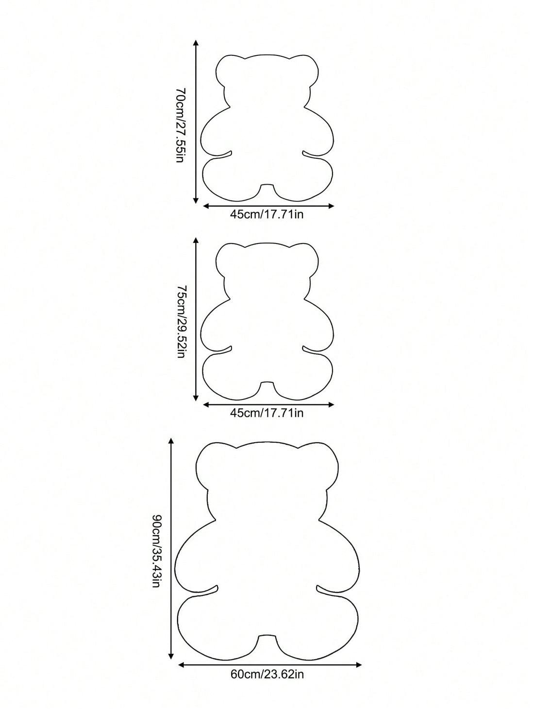 Add a touch of modern coziness to your indoor space with our Furry Friend Brown Bear Shaped Bedroom Rug. Made with high-quality materials, this rug is both stylish and practical, providing comfort and warmth to any room. Embrace the playful charm of this bear-shaped rug and elevate your home decor.